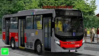 [OMSI 2] LANÇAMENTO Caio Apache Vip V Midi VW 15.210/S Euro 6 AC padrão Sptrans +G27/ Allibus T.