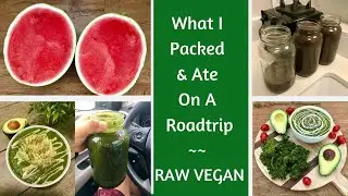 What I Packed & Ate On A Roadtrip | RAW VEGAN