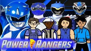 ANIMATED TEAM MORPH: 4 Blue Dino Rangers (By Lupin Green)