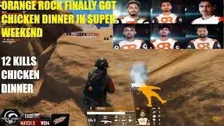 Orange Rock's 1st Chicken Dinner in PMWL-Super Weekend |12 kills Chicken Dinner