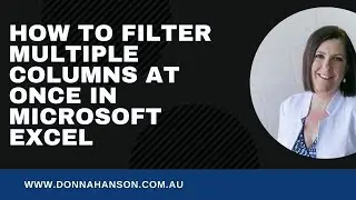 Still Filtering One Column at a time in Microsoft Excel?  Here's how to Filter Multiple Columns