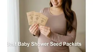 🌸 Пакетик семян Fumete Baby in Bloom для детского праздника в честь рождения ребенка | Лучшие пак...