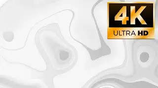 4K Live Wallpaper | Abstract White Liquid Wave Animation Background
