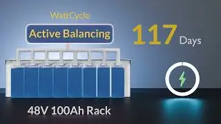 Революционное изобретение: аккумулятор WattCycle 48 В 100 А&middot;ч LiFePO4 с активной балансировкой 3 А