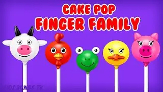 Farm Animals Cake Pop, Ice Cream, Easter Eggs and More Cake Pop Finger Family Songs Collection