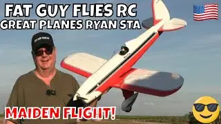 MAIDEN FLIGHT GREAT PLANES RYAN STA  by FGFRC #aviation #aircraft #rc