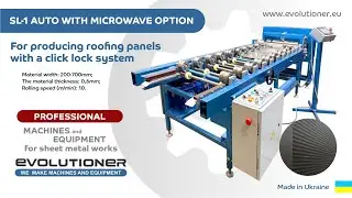 Snap lock machine Sl-1 auto Evolutioner with microwave option.