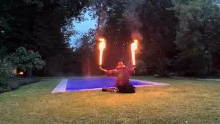 Samoerai vuur show | Evenses Entertainment