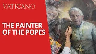 Meet the Pope's painter as she unveils Benedict XVI' s painting  as pope emeritus