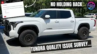 Toyota Just Asked Me to Take a Survey on my 2022 Tundra