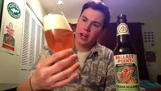 Ballast Point - Aloha Sculpin Hazy IPA Review (2018 Limited Release)