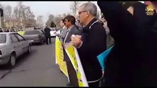 IRAN: Mar.4, 2018. Protest gathering of  the land owners against seizure of their lands by state