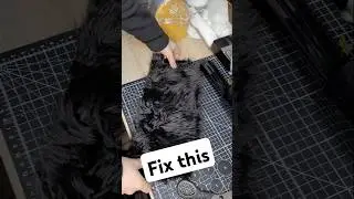 Fix damaged fur for fursuits #fursuitmaker #furry