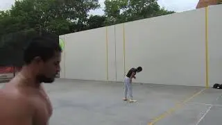 Hoover Park - Jose & Ivo vs Jeff & Moose - Doubles Filmed By Handball Social - 9.24.2024