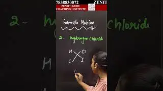 Chemical Formula of Hydrogen Chloride l 1 Min  Chemistry 266 l Class 9  l By Nikki Ma'am #viral