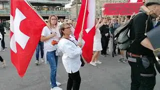 Manifestation anti pass pass sanitaire Berne