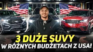 3 SUVY od 70 do 200 tysięcy z USA! (EXPLORER ST, VELAR, DURANGO)