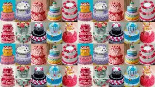 🌈💕Cake Cake/Cake Banano Recipe/Two Tier Cake/2 Tier Cake/Birthday Cake Design/Anniversary Cake