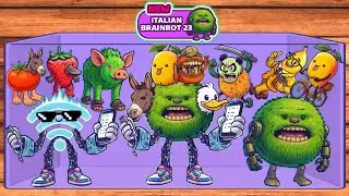 Merge Fellas ITALIAN BRAINROT 23 New Update/Suika Gameplay-Boss Level ⁉️ 🎊 