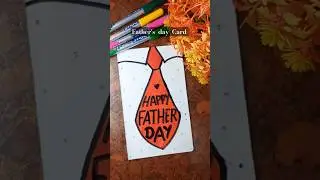 Father's Day Card 💙 ❤️ #shorts #trending #fathersday #viral #drawing #cards