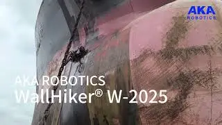 WallHiker&reg; W-2025 All Curvatures Adaptive UHP Blasting Magnetic Robot Crawler for Ships