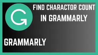 How To Find Character Count On Document In Grammarly