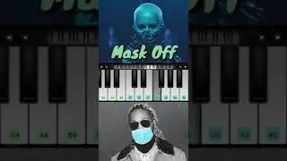 Future - Mask off song mobile piano cover | Masked wolf | Mask off ringtone #Youtube #Shorts