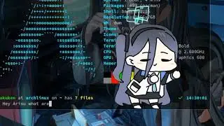 i asked Arisu what window manager she use and she said..