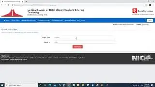 NCHM 2020 :: How to participate in 2nd round Counselling