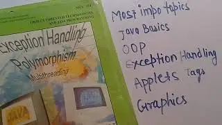 MCS 24 important topics| JAVA | important topics for upcoming exams |Java questions|BCA|IGNOU|MCA