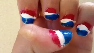 How To Do The Red, White And Blue Nails?