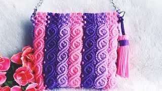 TUTORIAL TAS TALIKUR•DIY•TAS TALI KUR•MACRAME BAG•FAYAZ MACRAME•DIY MACRAME•MOTIF 88