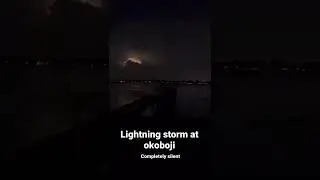 Silent lightning storm at Okoboji!