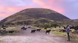 End of a day in the Kula Geopark