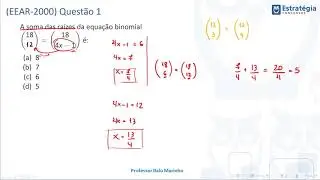 03   Binômio de Newton   Resolução de questões 01 ~ 07