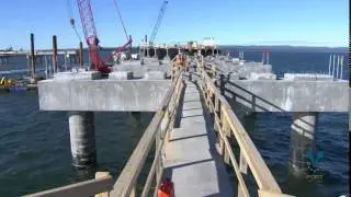 Construction quai multi-usager - Port de Sept-Îles