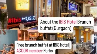 IBIS Hotel Gurgaon ambience tour|My brunch spread|Honest review|Accor membership perks @ibis @accor 