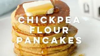 Vegan and GF Chickpea Flour Pancakes