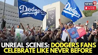 LIVE | Dodgers Fans Go Wild in Downtown LA | World Series Championship Parade 2025 | N18G