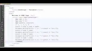 JavaScript Tutorial #3 - Working with Arithmetic Operators