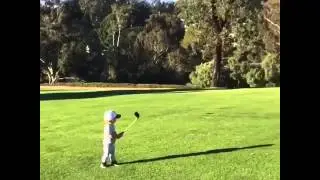 Luke Ford - Crushing the ball at 18 months old