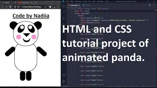 Panda animation using CSS and HTML only