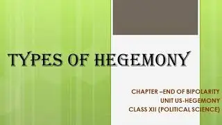 Types of hegemony