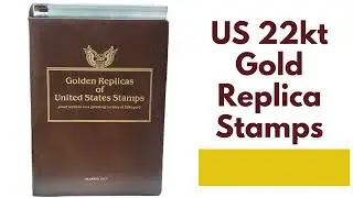 US 22kt Gold Replica Stamps #stamps #postage #postagestamps #collectiblestamps