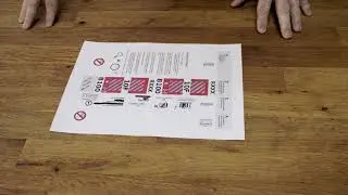 How to Fold a P&O Cruises Luggage Label