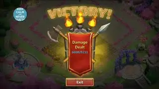 Castle Clash - Ember Army Wave 25 660M Damage