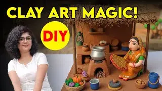   How to make miniature kitchen items and doll for mini kitchen || easy superclay art | diy | craft 