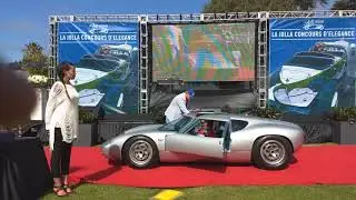 1963 Lola GT winning Best Race Car at 2018 La Jolla Concours d'Elegance
