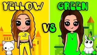 ONE COLOR IN MINECRAFT!!! BUILD UP CHALLENGE
