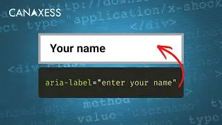 How to create labels using aria-label